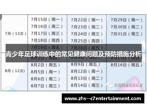 青少年足球训练中的常见健康问题及预防措施分析
